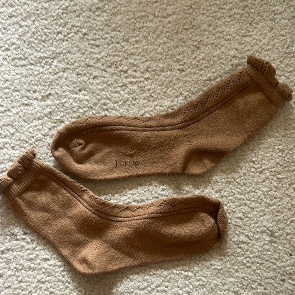 J. Crew women’s  Brown Socks